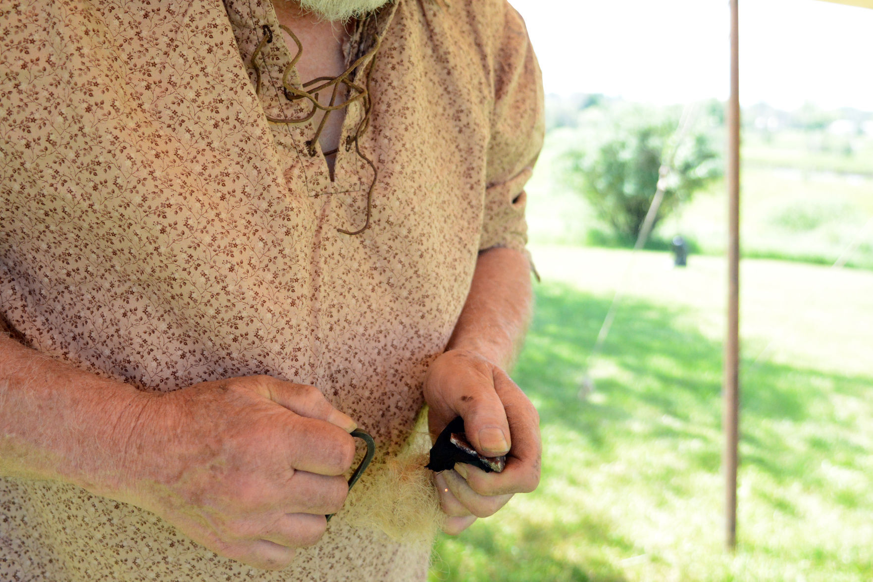 Wisconsin Territory Day at Fort Winnebago Surgeons Quarters